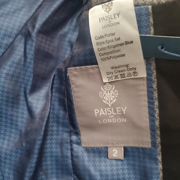 PAISLEY OF LONDON Little  Boys Blazer size 2. - Picture 14 of 16